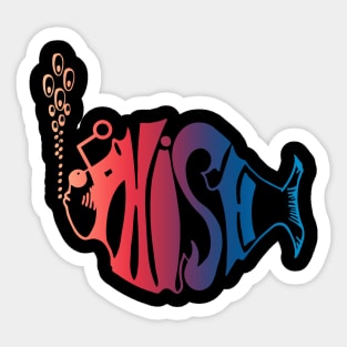 Phish Blue Rainbow Sticker